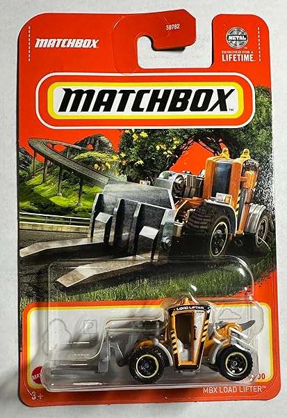 2024 Matchbox MBX Load Lifter Long Card 69100 Yellow B0DJZN6XND