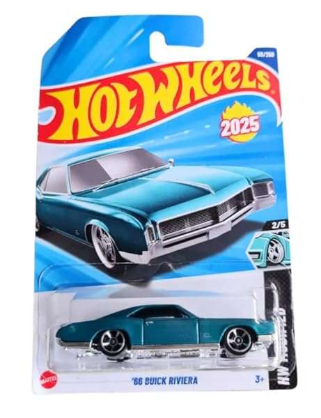 Hot Wheels 66 Buick Riviera HW Modified 25 Teal 50250 B0DS1GBTZ9