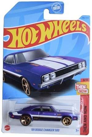 Hot Wheels 69 Dodge Charger 500 Then and Now 810 Purple 240250 B0DJRZ8K8P