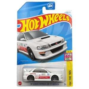 Hot Wheels 98 Subaru Impreza 22B STi Version HW The 90s 1010 White 244250 B0DS1JMX9P