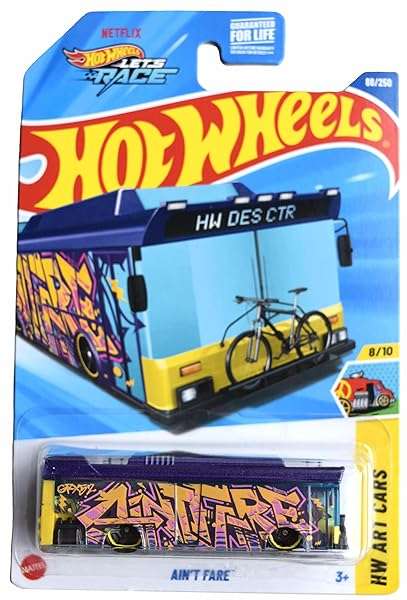 Hot Wheels Aint Fare HW Art Cars 810 Purple 88250 B0DXH7HD1M