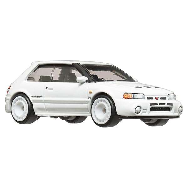 Hot Wheels Boulevard Mazda 323 GTR 164 Scale Die Cast Car White B0CNX92WG4 5