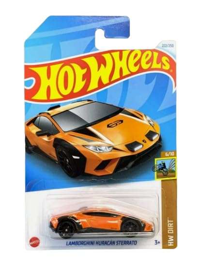 Hot Wheels Lamborghini Huracan Sterrato Orange 164 Scale HW Dirt 610 B0DJRS4WPS