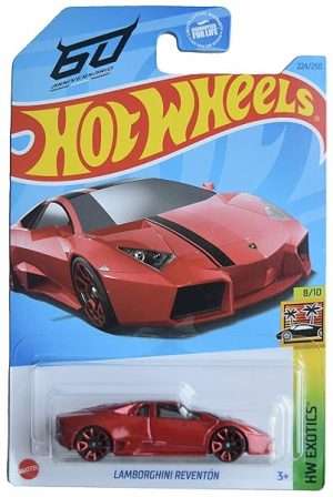 Hot Wheels Lamborghini Reventon HW Exotics 810 red 224250 B0CJL19Y8J