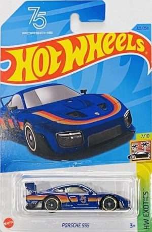 Hot Wheels Porsche 935 HW Exotics 710 223250 Blue B0CK47Z793