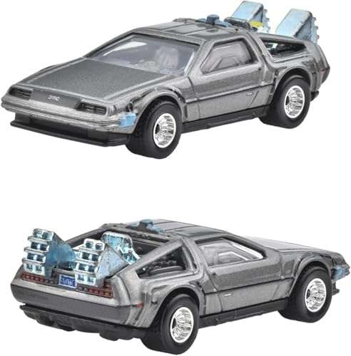 Hot Wheels Premium Back to The Future Time Machine Die Cast Metal Car Pop Culture Collection JBL65 B0DR3QDZS9