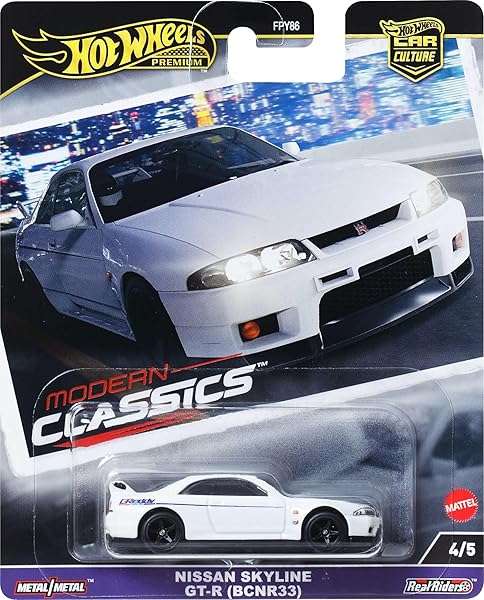 Hot Wheels Premium Car Culture Collectible Toy Car 164 Scale Die Cast Nissan Skyline R 33 Modern Classics Vehicle wit B0CPL69Y9K 6