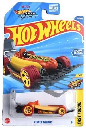 Hot Wheels Street Wiener Fast Foodie 15 Spicy Dog 85250 B0DXGS6K1R