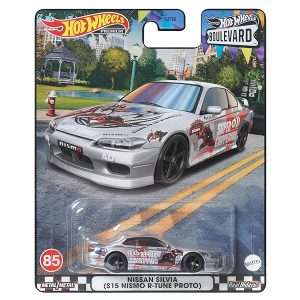 Mattel Hot Wheels Nissan Silvia S15 Nismo R Tune Proto 164 Scale Die Cast Car Silver Real Riders Teen Boys Adult B0BNLWTM4W